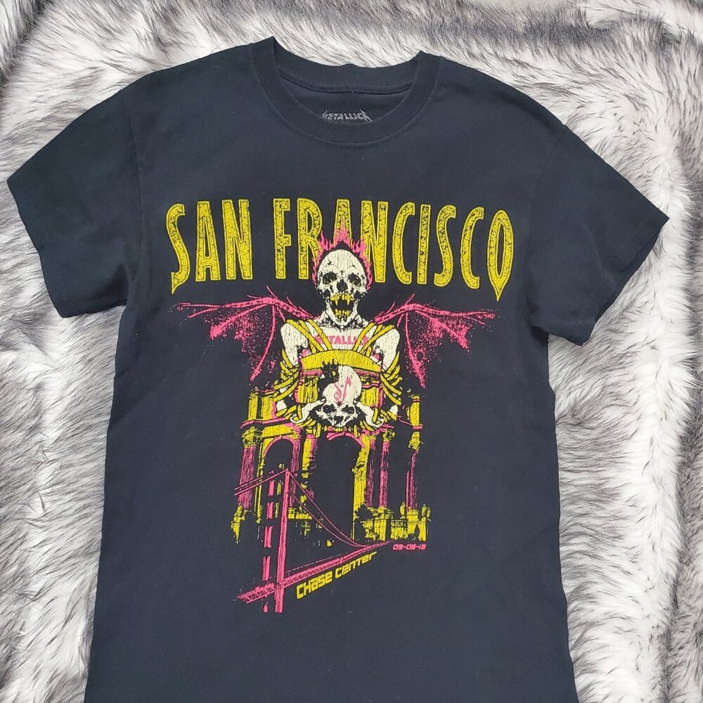 Metallica Tshirt Chase Center 2018 S&M Tour Size Small